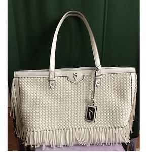 Simply Vera Wang weave tote large purse